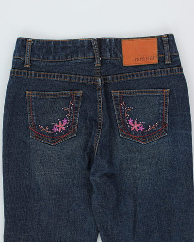 Y2k 00s Sunsister Rhinestone Jeans - W28 L28
