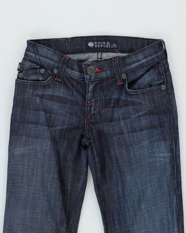 Y2k 00s Rock & Republic Flare Jeans - W26 L34