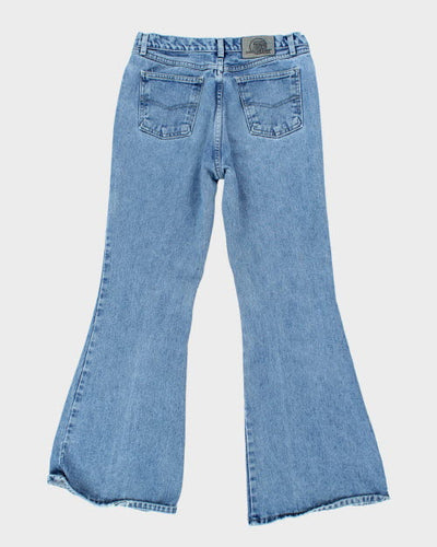 Y2k 00s Santa Barbra Flare Dragon Jeans - W32 L32