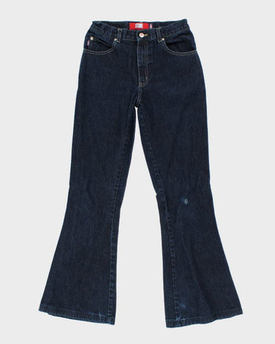Vintage 90s Stone Dark Wash Jeans - W26 L30