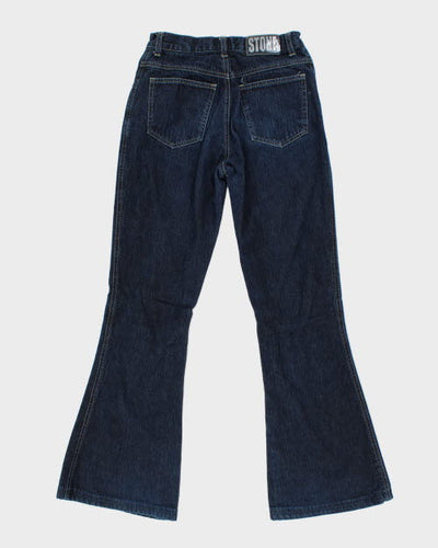 Vintage 90s Stone Dark Wash Jeans - W26 L30