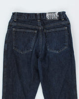 Vintage 90s Stone Dark Wash Jeans - W26 L30