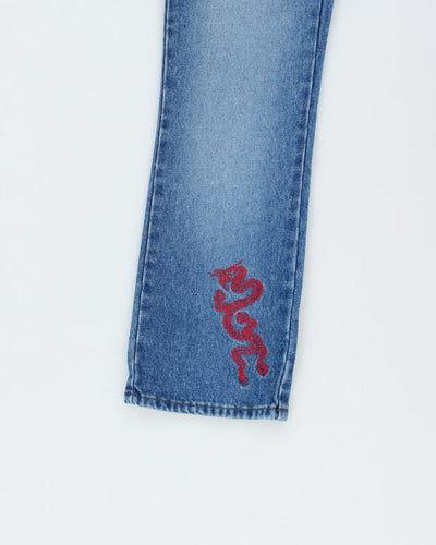 Y2k 00s Stone Girlie Wear Jeans - W28 L32