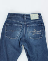 Y2k 00s Silver Flare Jeans - W26 L31