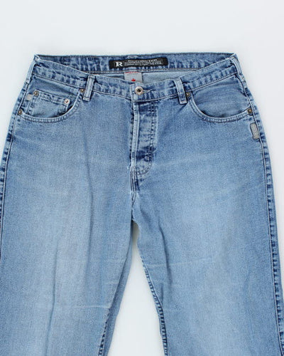 Y2k 00s Silver Big Fit Jeans - W33 L31