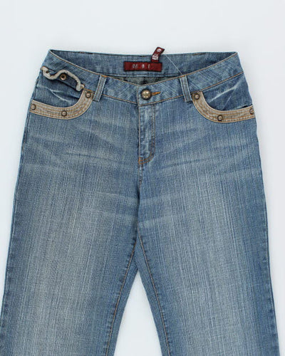 Y2k 00s Embroidered Jeans - W29 L30