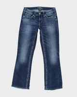 Y2k 00s Silver Jeans - W28 L33