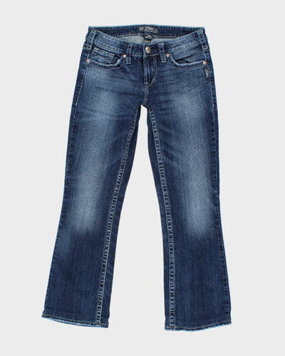 Y2k 00s Silver Jeans - W28 L33