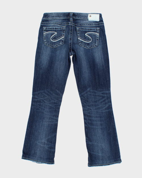 Y2k 00s Silver Jeans - W28 L33
