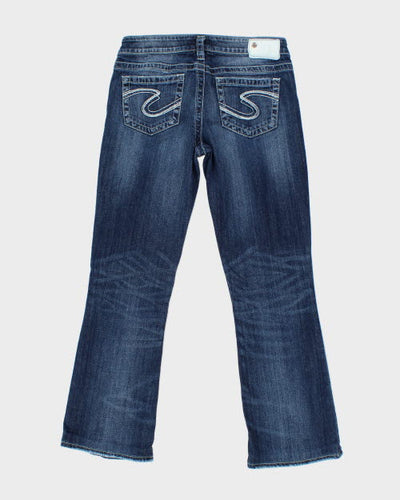 Y2k 00s Silver Jeans - W28 L33
