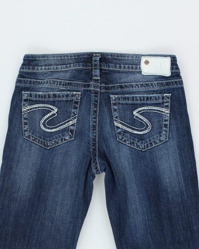 Y2k 00s Silver Jeans - W28 L33