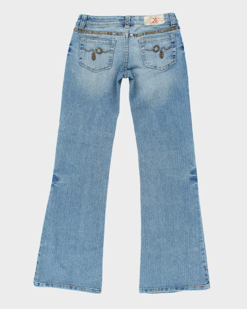 Y2k 00s Zoe Studded Jeans - W29 L32