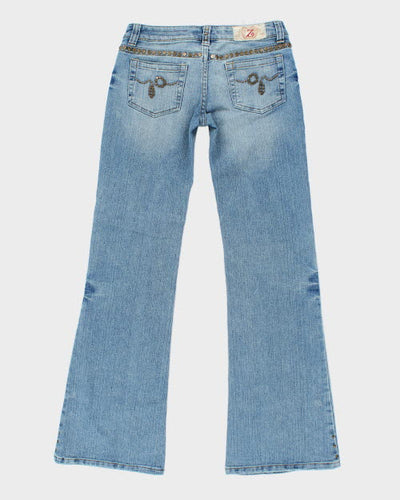 Y2k 00s Zoe Studded Jeans - W29 L32