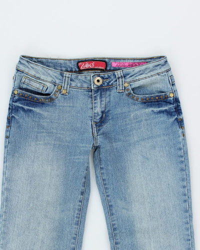 Y2k 00s Zoe Studded Jeans - W29 L32