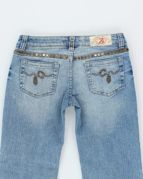 Y2k 00s Zoe Studded Jeans - W29 L32