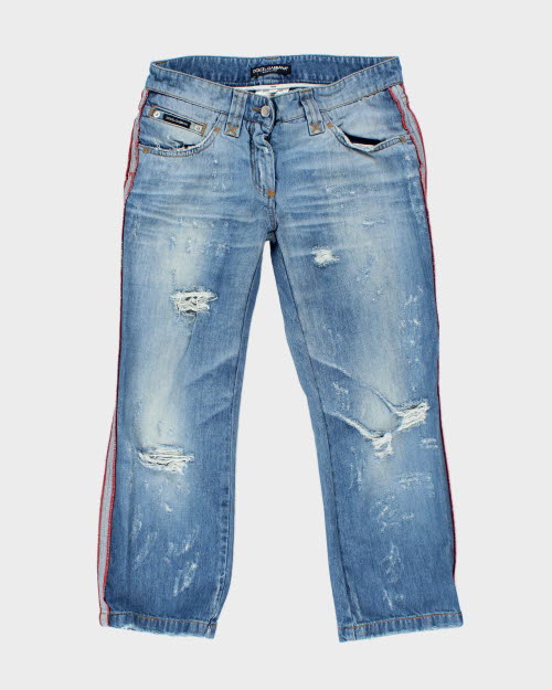 Y2k 00s Dolce &amp; Gabbana Distressed Jeans - W30 L24