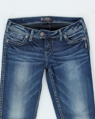 Y2k 00s Silver Jeans - W29 L31