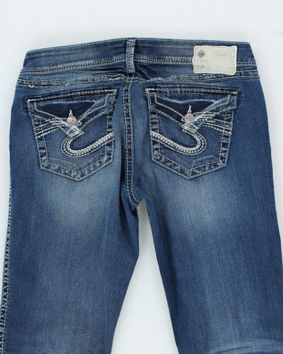 Y2k 00s Silver Jeans - W29 L31