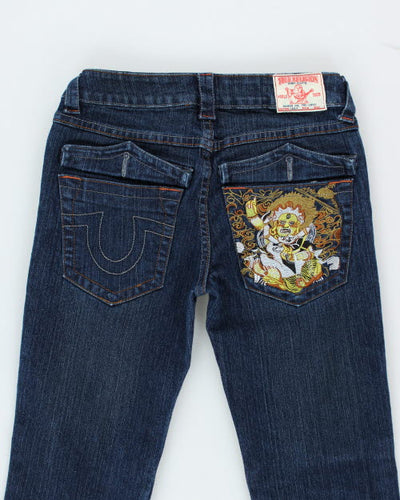 Y2k 00s True Religion Embroidered Jeans - W28 L30