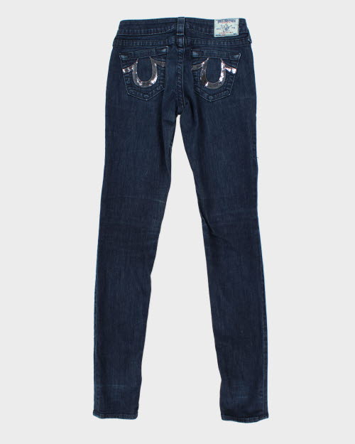 Y2k 00s True Religion Sequin Jeans - W27 L32