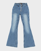 Y2k 00s Rock &amp; Roll Stripe Jeans - W24 L32
