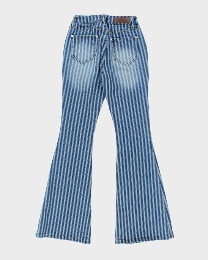 Y2k 00s Rock & Roll Stripe Jeans - W24 L32