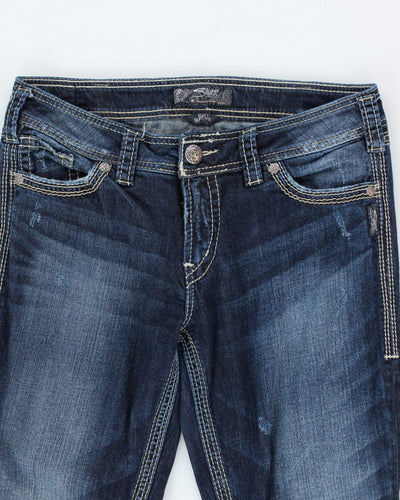 Vintage Y2K Gothic Dark Wash Flared Jeans - W32 L28