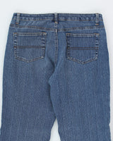 Vintage Y2K Gasoline Striped Flared Jeans - W28 L30