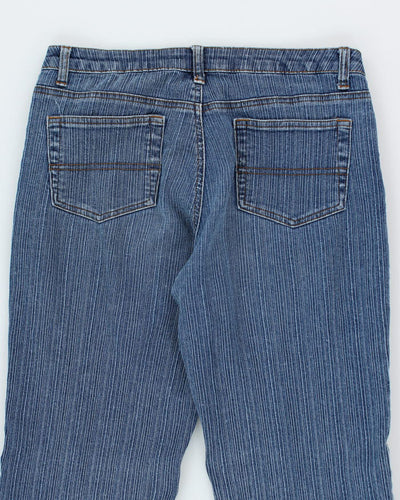 Vintage Y2K Gasoline Striped Flared Jeans - W28 L30