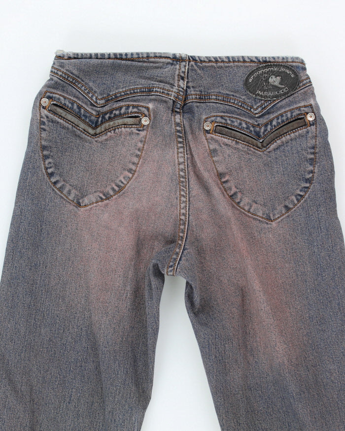 Y2k 00s Parasuco Lace-up Jeans - W26 L33