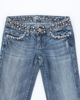 Y2k 00s Miss Me Studded Jeans - W30 L33