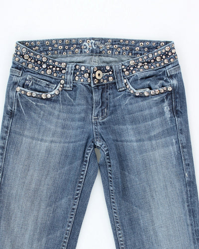Y2k 00s Miss Me Studded Jeans - W30 L33