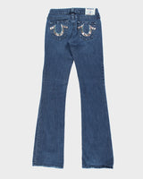 Y2k 00s True Religion Sequin Jeans - W26 L32