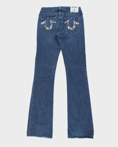 Y2k 00s True Religion Sequin Jeans - W26 L32