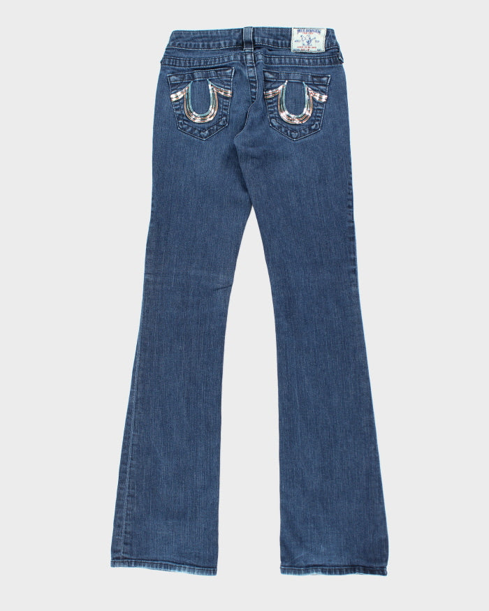 Y2k 00s True Religion Sequin Jeans - W26 L32