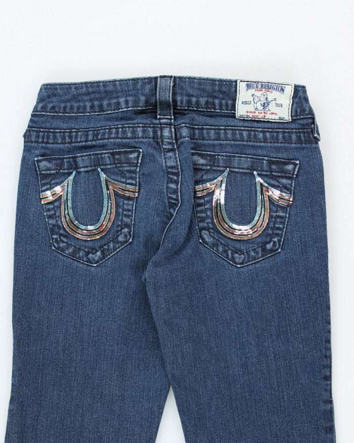 Y2k 00s True Religion Sequin Jeans - W26 L32