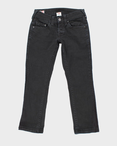 Y2k 00s True Religion Black Jeans - W32 L28
