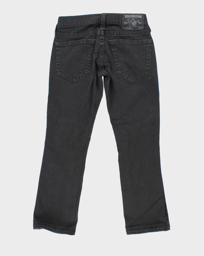 Y2k 00s True Religion Black Jeans - W32 L28