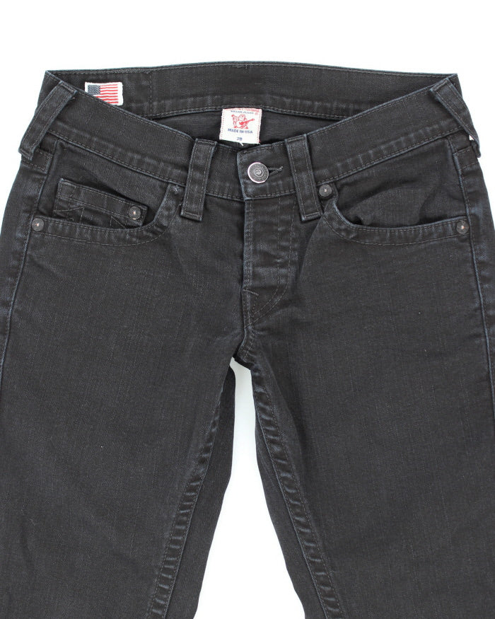 Y2k 00s True Religion Black Jeans - W32 L28
