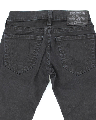 Y2k 00s True Religion Black Jeans - W32 L28