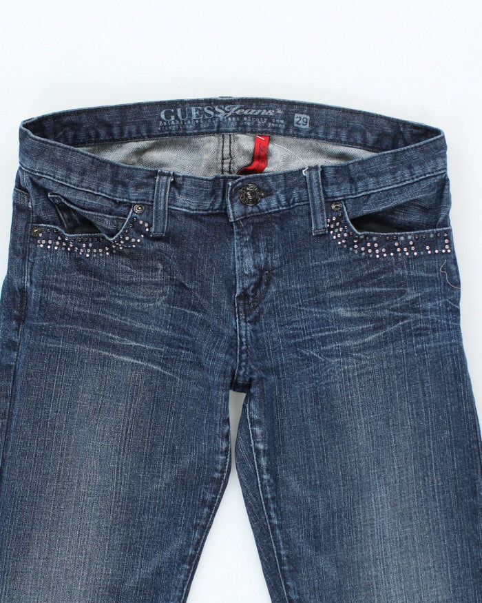 Y2k 00s Guess Studded Jeans - W29 L30