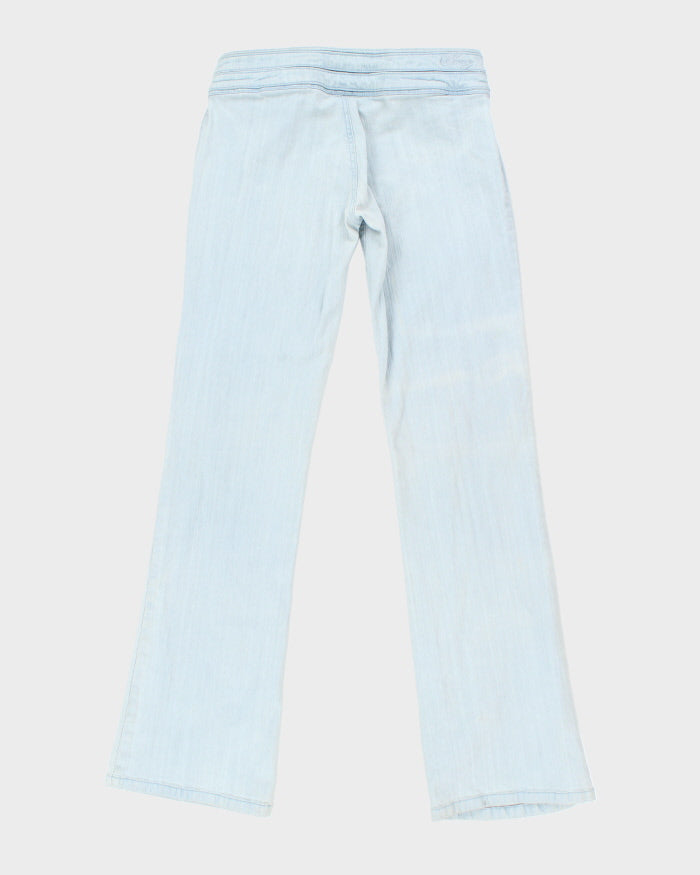 Y2k 00s Light Wash Buckle Bootcut Jeans - W32 L33