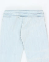 Y2k 00s Light Wash Buckle Bootcut Jeans - W32 L33