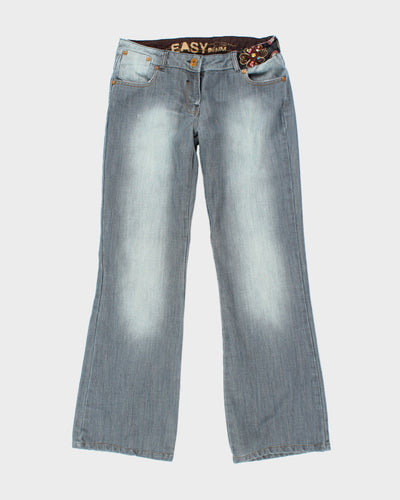 Y2k 00s Nkd Beaded Embroidered Jeans - W32 L32