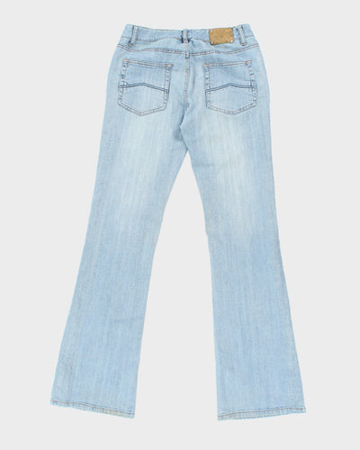 Y2k 00s Amor Rhinestone Jeans - W30 L33