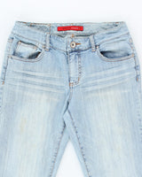 Y2k 00s Amor Rhinestone Jeans - W30 L33