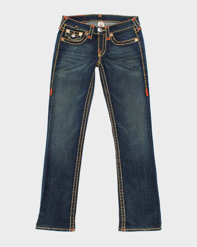 Vintage Y2K True Religion Skinny Dark Wash Denim Jeans - W27 L30