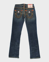 Vintage Y2K True Religion Skinny Dark Wash Denim Jeans - W27 L30