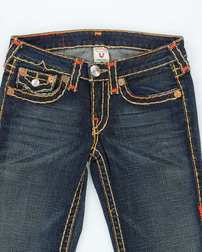 Vintage Y2K True Religion Skinny Dark Wash Denim Jeans - W27 L30