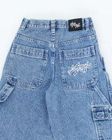 Vintage Y2K Extreme Baggy Heavyweight Light Wash Jeans - W24 L22